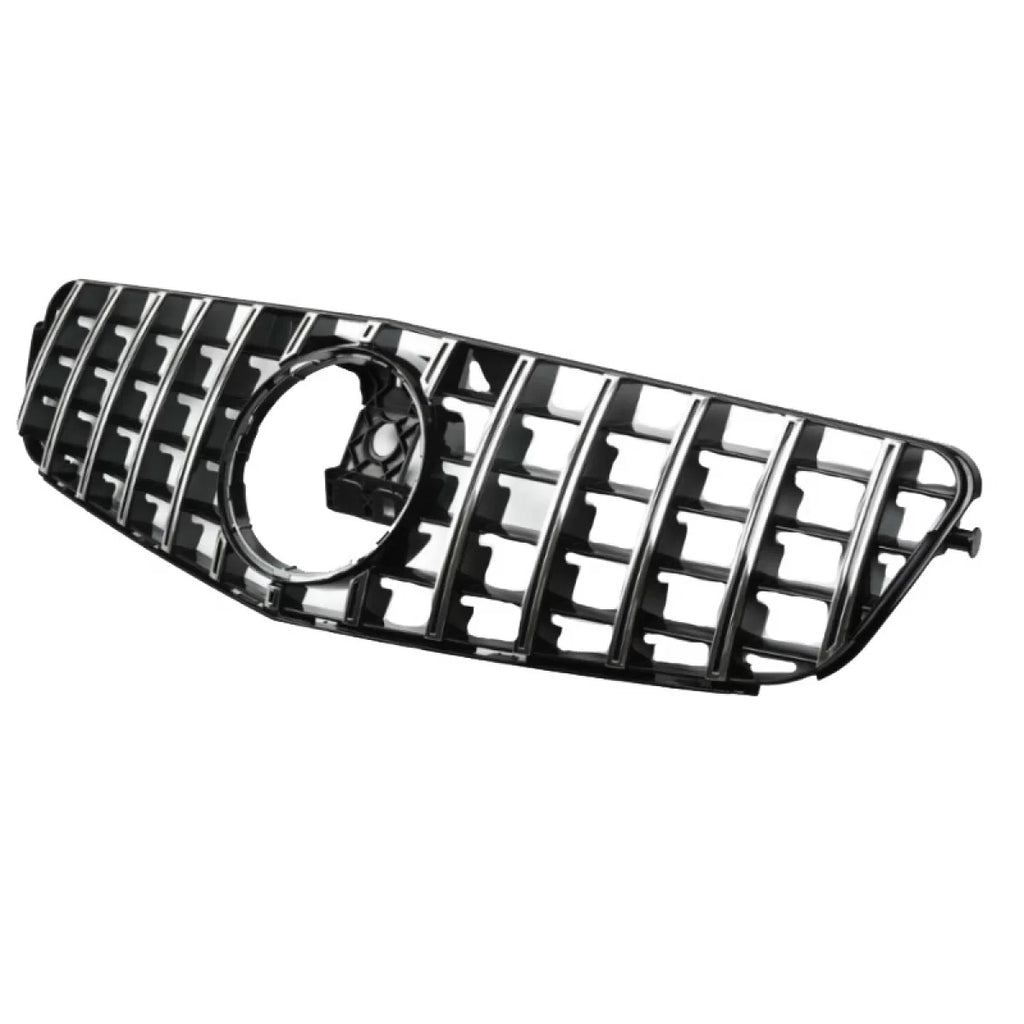 Griglia anteriore per Mercedes-Benz Classe C W204 07-14 GT A design Panamericana stile nero/cromato 1 pezzo