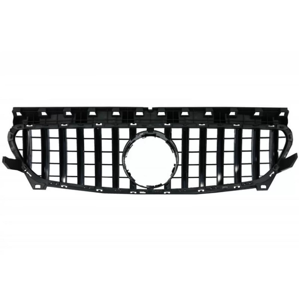 Griglia anteriore per Mercedes-Benz CLA-Classe C117 / W117 13-19 GT A design Panamericana stile nero/cromato 1 pezzo