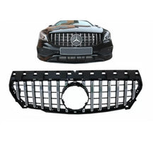 Griglia anteriore per Mercedes-Benz CLA-Classe C117 / W117 13-19 GT A design Panamericana stile nero/cromato 1 pezzo