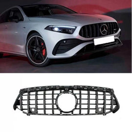 Griglia anteriore per Mercedes-Benz Classe A W177 restyling 23+ GT A design Panamericana stile nero 1 pezzo