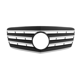 Griglia anteriore per Mercedes-Benz Classe E W211 06-09 A design stile con 4 Fence nero/cromato 1 pezzo