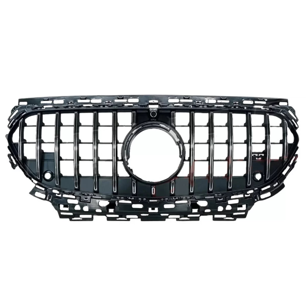 Griglia anteriore per Mercedes-Benz Classe E W214 2024+ GT A design Panamericana stile nero/cromato 1pc
