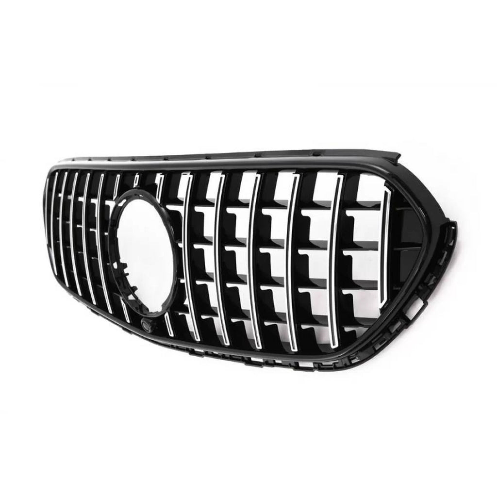 Griglia anteriore per Mercedes-Benz GLC-Classe X254 SUV & C254 Coupe 22+ GTR Panamericana design nero/cromato