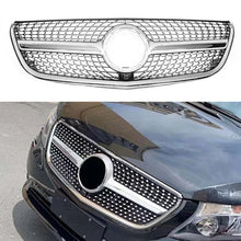 Griglia anteriore per Mercedes-Benz Classe V W447 15-19 Diamond stile argento/cromato 1 pezzo
