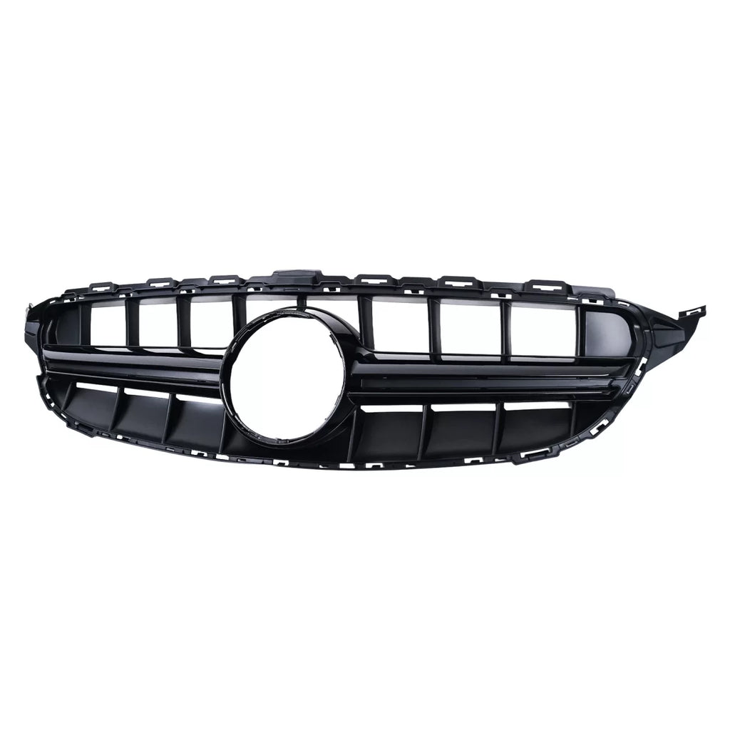 Griglia anteriore per Mercedes Classe C W205 S205 C205 A205 (2014-2018) senza telecamera nero