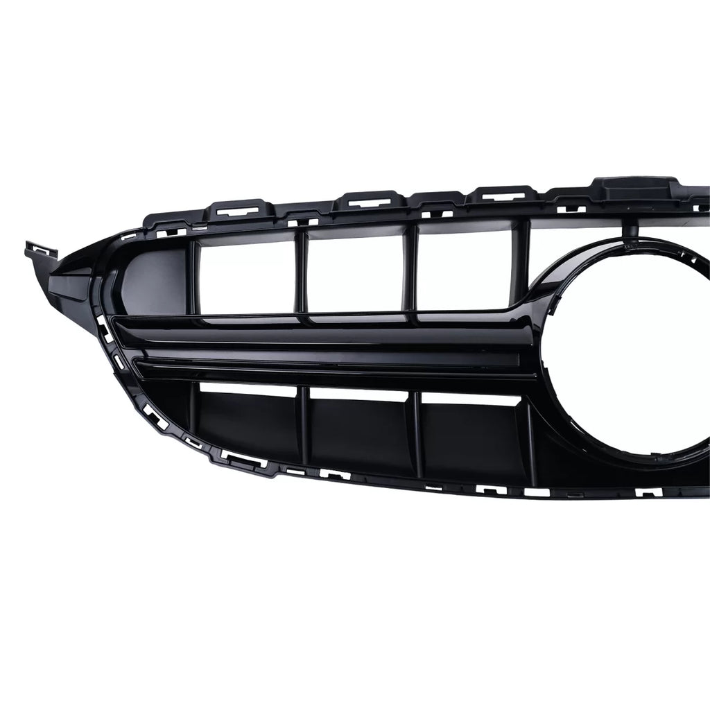 Griglia anteriore per Mercedes Classe C W205 S205 C205 A205 (2014-2018) senza telecamera nero