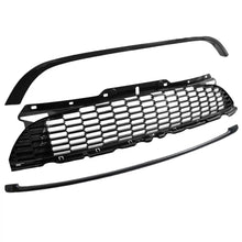 Griglia anteriore per Mini Cooper 06-14 R56 / R57 / R55 S/JCW nido d’ape Nero lucido 3 pezzi