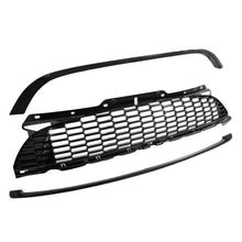 Griglia anteriore per Mini Cooper 06-14 R56 / R57 / R55 S/JCW nido d’ape Nero lucido 3 pezzi
