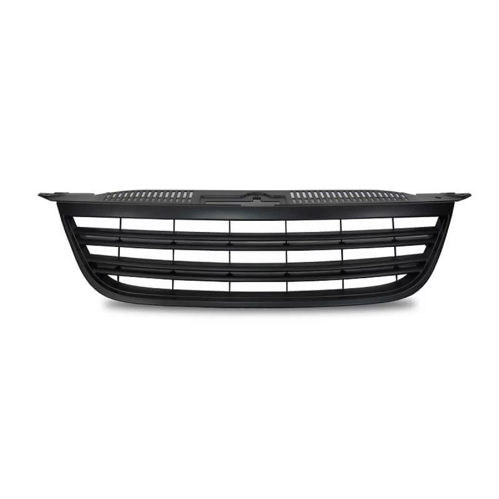 Griglia anteriore per Tiguan mk1 07-11 R stile nero tappetino con 2 doppio griglie 1 pezzo