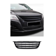 Carica l'immagine nel visualizzatore di Gallery, Griglia anteriore per Tiguan mk1 07-11 R stile nero tappetino con 2 doppio griglie 1 pezzo