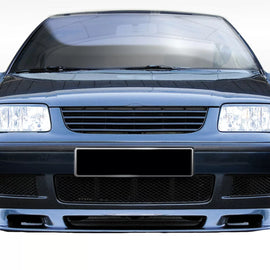 Griglia anteriore per VW Polo 6N2 99-01 senza logo nero 1 pezzo