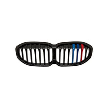 Carica l'immagine nel visualizzatore di Gallery, Griglie anteriori per BMW 1 F40 19+ M stile Tri-colore nere lucide 1 pezzo