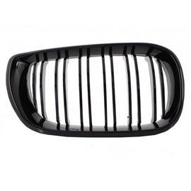 Griglie anteriori per BMW 3 E46 02-05 berlina/Touring M4 stile con doppio griglia nere lucide 2 pezzi