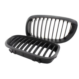 Griglie anteriori per BMW 3 E46 03-06 Coupe/Cabrio Nero opaco 2 pezzi