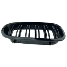 Griglie anteriori per BMW 3 E46 03-06 Coupe/Cabrio M4 stile con doppio griglia nere lucide 2 pezzi