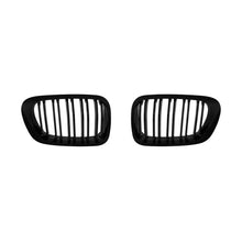 Griglie anteriori per BMW 3 E46 99-03 Coupe/Cabrio M4 stile con doppio griglia nere lucide 2 pezzi