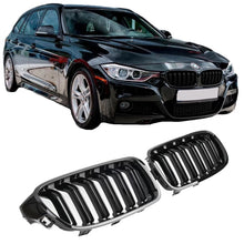 Griglie BMW Serie 3 F30 F31 2011-2018 stile M4 nere lucide