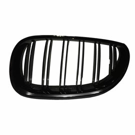 Griglie anteriori per BMW 5 E60 03-11 M4 stile con doppio griglia nere lucide 2 pezzi