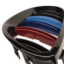 Griglie anteriori per BMW 5 E60 03-11 M4 stile con doppio griglia Tri-colore / nere lucide 2 pezzi