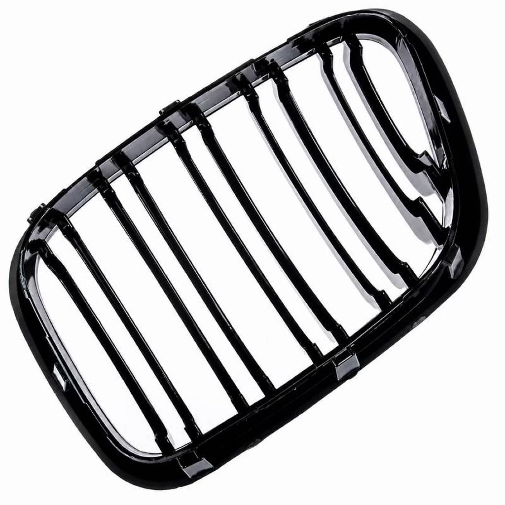 Griglie anteriori per BMW X5 E53 99-03 M4 stile con doppio griglia nere lucide 2 pezzi