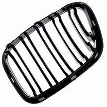 Carica l'immagine nel visualizzatore di Gallery, Griglie anteriori per BMW X5 E53 99-03 M4 stile con doppio griglia nere lucide 2 pezzi