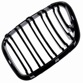 Griglie anteriori per BMW X5 E53 99-03 M4 stile con doppio griglia nere lucide 2 pezzi