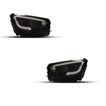 Carica l'immagine nel visualizzatore di Gallery, Anteriore Set fari anteriori per Mercedes-Benz GLC C253/X253 conversione allo stile restyling stile 2020-2021 nero Full