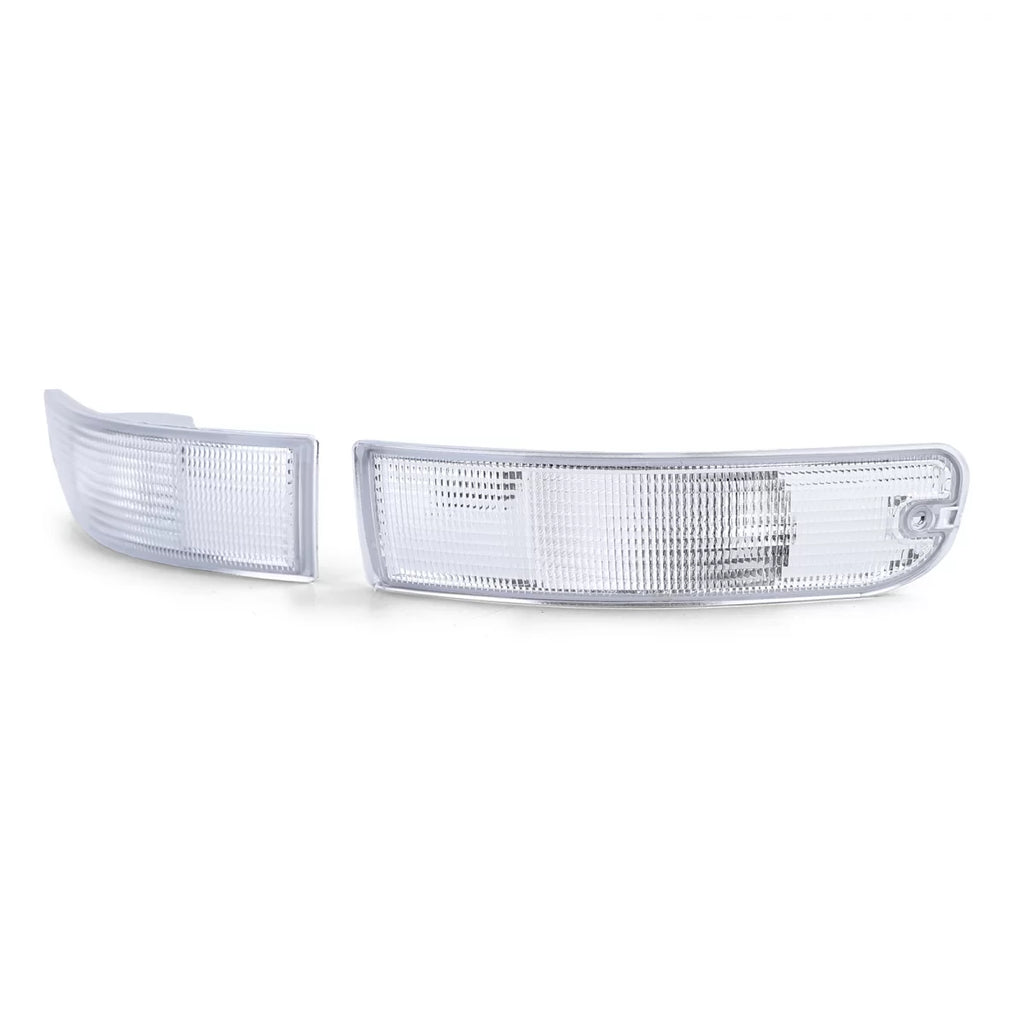 Anteriore freccia trasparente bianco coppia per Porsche 911 993 93-97