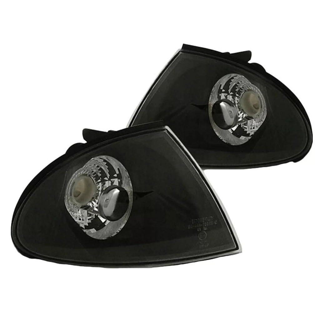 Frecce anteriori per BMW 3 E46 99-01 berlina/Touring nero 2 pezzi Depo