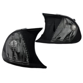 Frecce anteriori per BMW 3 E46 Coupe/Cabrio 01-03 con vite fumé/trasparente 2 pezzi Depo