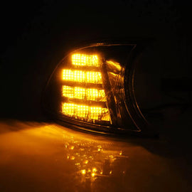 Frecce anteriori per BMW 3 E46 Coupe/Cabrio 99-01 con Clip LED nero 2 pezzi Eagle Eyes