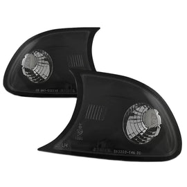 Frecce anteriori per BMW 3 E46 Coupe/Cabrio 99-01 con Clip nero 2 pezzi Sonar