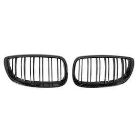 Anteriore Griglie a doppio rene per BMW Serie 3 E92 E93 Coupe cabriolet PreLCI (2006-2009) Doppia lamella M-kit Sport