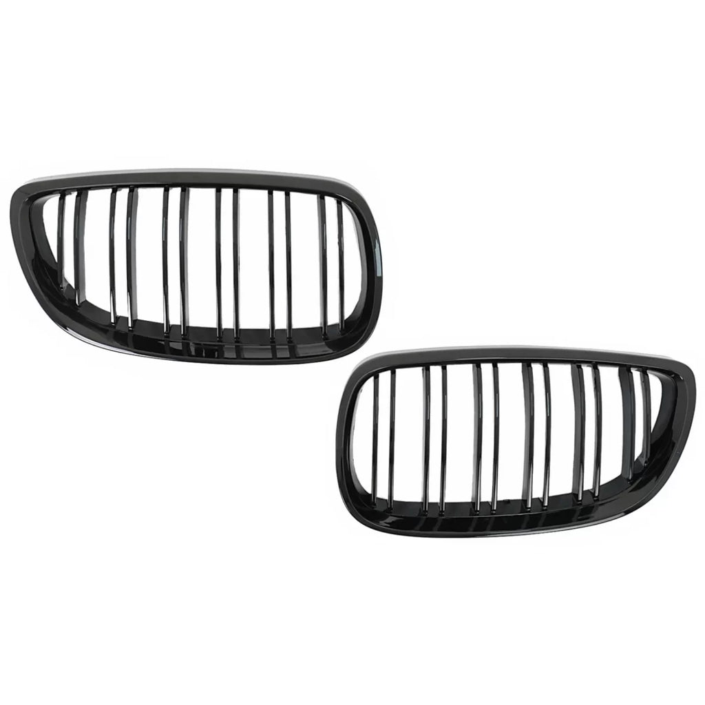 Anteriore Griglie a doppio rene per BMW Serie 3 E92 E93 Coupe cabriolet PreLCI (2006-2009) Doppia lamella M-kit Sport