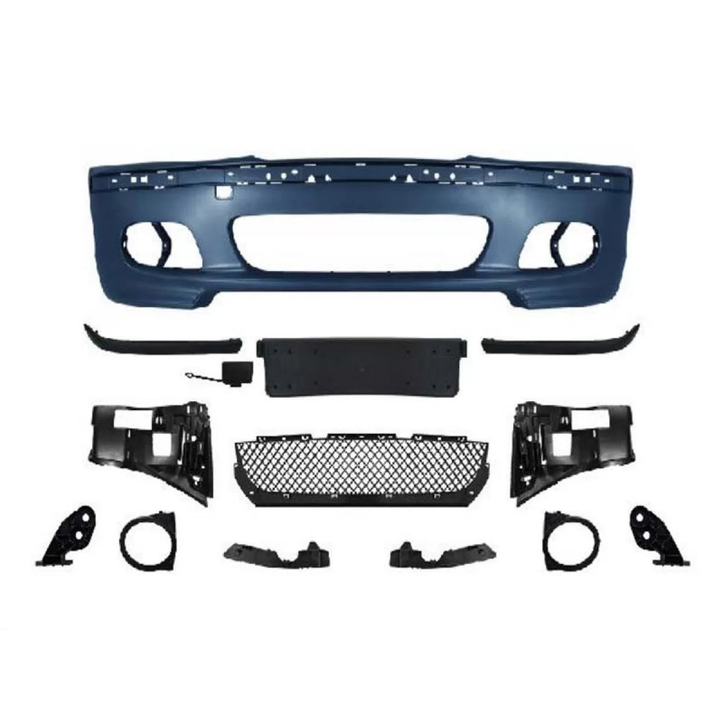 Anteriore M tech paraurti per BMW Serie 3 E46 1998-2004 berlina, station wagon, senza Fendinebbia