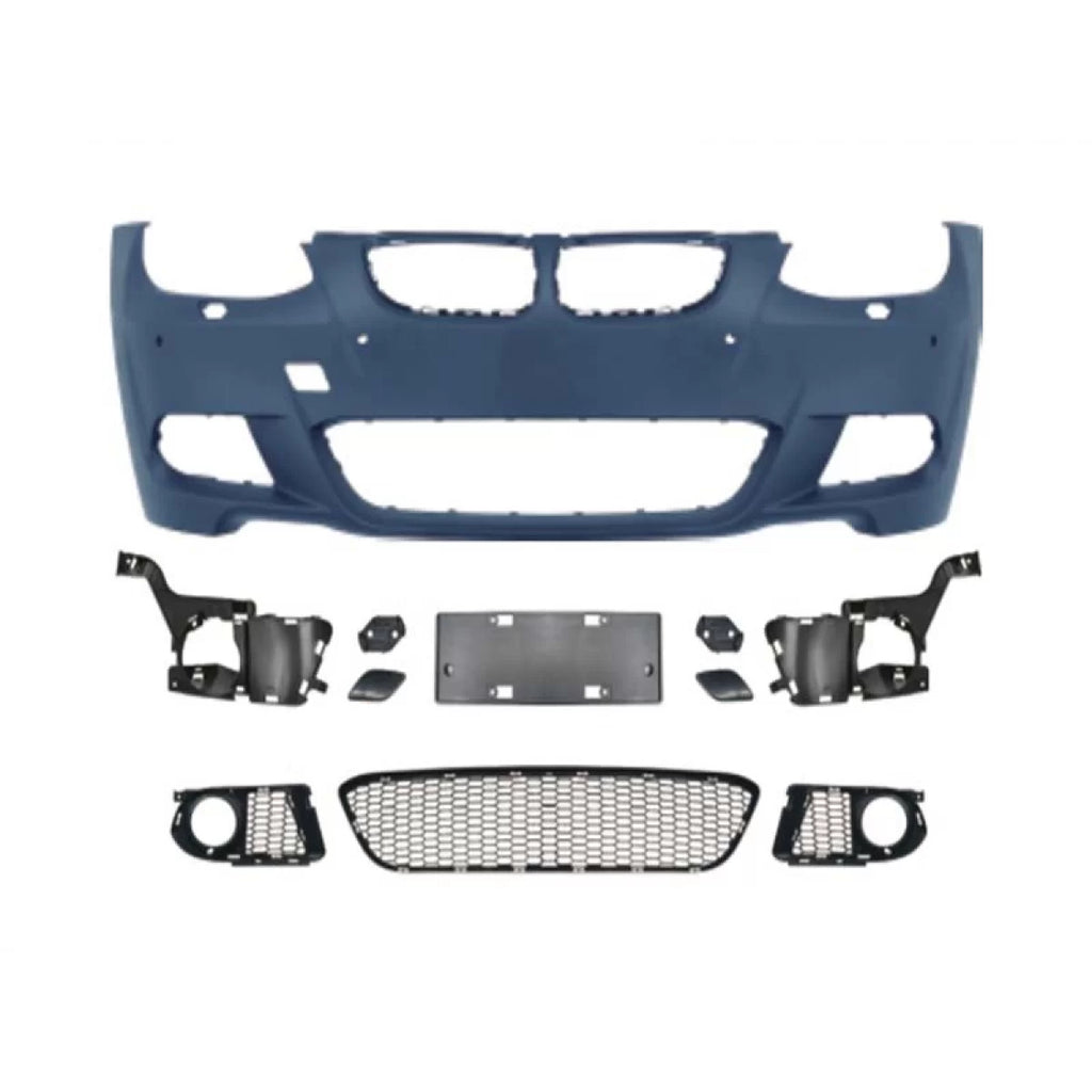 Anteriore M tech paraurti per BMW Serie 3 E92 coupe, E93 cabrio 2007-2010 senza Fendinebbia in il kit