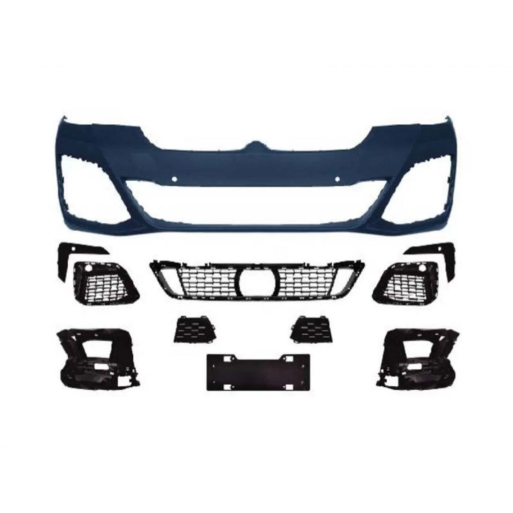 Anteriore M tech paraurti per BMW Serie 5 G30 berlina, G31 station wagon 2020-2023 per modello con ACC