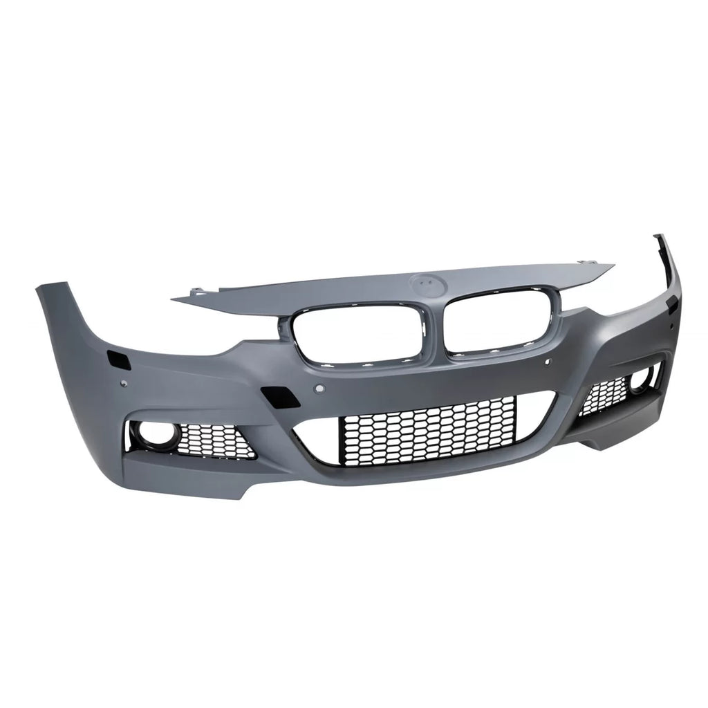 Anteriore M Technik paraurti per BMW Serie 3 F30 berlina, F31 Touring 2011-2019 con PDC, con lavafari, senza Fendinebbia