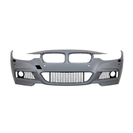 Anteriore M Technik paraurti per BMW Serie 3 F30 berlina, F31 Touring 2011-2019 con PDC, con lavafari, senza Fendinebbia