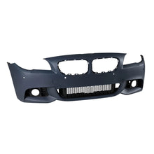 Carica l'immagine nel visualizzatore di Gallery, Anteriore M Technik paraurti per BMW Serie 5 F10 berlina, F11 Touring 2013-2017 con PDC, con lavafari, senza Fendinebbia