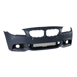 Anteriore M Technik paraurti per BMW Serie 5 F10 berlina, F11 Touring 2013-2017 con PDC, con lavafari, senza Fendinebbia