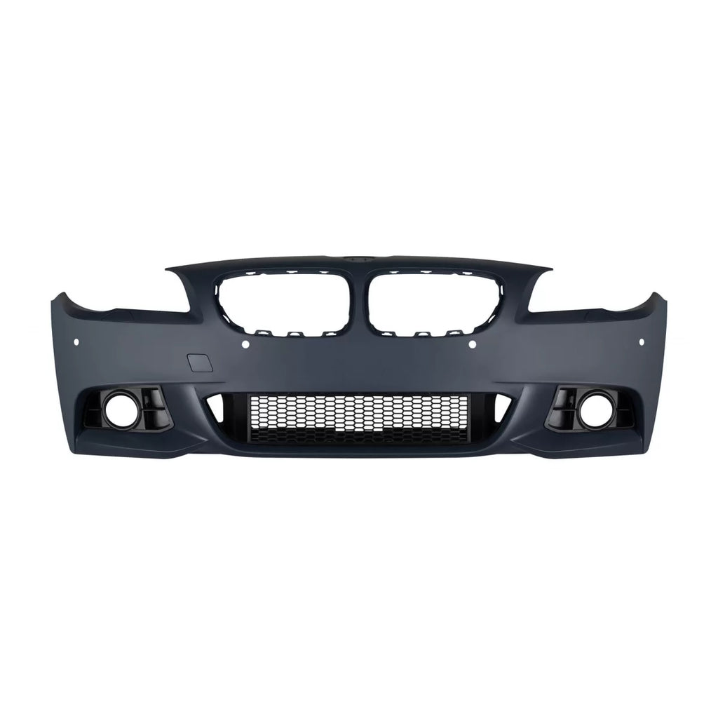 Anteriore M Technik paraurti per BMW Serie 5 F10 berlina, F11 Touring 2013-2017 con PDC, con lavafari, senza Fendinebbia