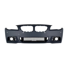 Anteriore M Technik paraurti per BMW Serie 5 F10 berlina, F11 Touring 2013-2017 con PDC, con lavafari, senza Fendinebbia