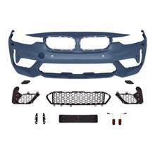 Paraurti anteriore stile M3CS per BMW Serie 3 F30 berlina, F31 station wagon 2013-2018 versione senza Fendinebbia