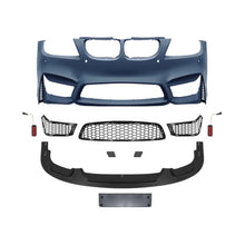 Paraurti anteriore stile M4 per BMW Serie 3 E90 berlina, E91 station wagon 2008-2011 con anteriore spoiler
