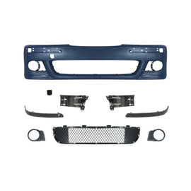 Paraurti anteriore stile M5 per BMW Serie 5 E39 berlina, station wagon 1996-2003 con Sensore di parcheggio fori,