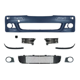 Paraurti anteriore stile M5 per BMW Serie 5 E39 berlina, station wagon 1996-2003 senza Sensore di parcheggio fori,