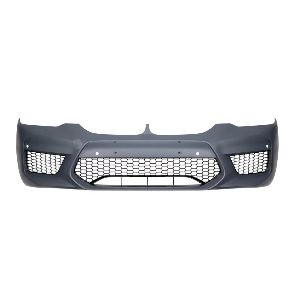 Paraurti anteriore stile M5 per BMW Serie 5 G30 berlina, G31 Touring 2017-2019 con griglia senza ACC foro, con PDC