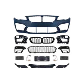 Paraurti anteriore stile M5 G30 21-23 tipo per BMW Serie 5 F10 berlina, F11 station wagon 2011-2017, no faro anteriore