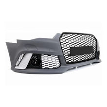 Paraurti anteriore Audi A6 C7 4G 2015–2018 stile RS6 con PDC e coprilavafari – vista 2